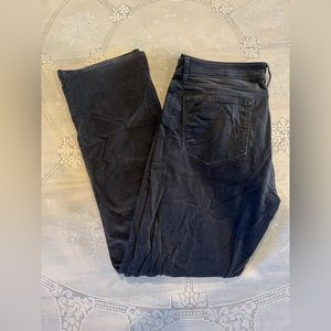 LOFT Curvy, Bootcut, Gray Corduroy Pants, Size 31/12